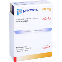 Abbildung: Pantozol 40 mg magensaftresistente Tabletten 28 St, Tabletten magensaftresistent PZN 07265210