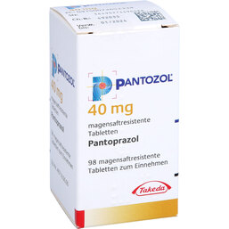Abbildung: Pantozol 40 mg magensaftresistente Tabletten 98 St, Tabletten magensaftresistent PZN 07265233