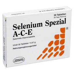 Abbildung: Selenium Spezial ACE Tabletten Tabletten, 30 St PZN 07267114