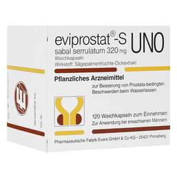 Abbildung: Eviprostat S sab.ser. 320 uno 120 St, Kapseln PZN 07278069