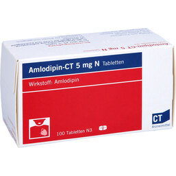 Abbildung: Amlodipin-CT 5 mg N Tabletten 100 St, Tabletten PZN 07280936