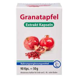 Abbildung: Granatapfel Extrakt Kapseln Kapseln, 90 St PZN 07281309