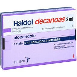 Abbildung: Haldol decanoas Ampullen 1X3 ml, Injektionslösung PZN 07286608