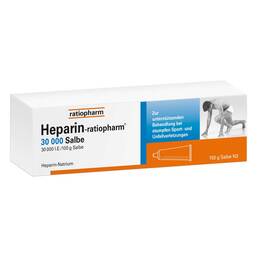 Abbildung: Heparin-ratiopharm® 30 000 Salbe Salbe, 150 g PZN 07292721