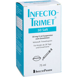 Abbildung: Infectotrimet 50 Saft Suspension zum Einnehmen 75 ml, Suspension zum Einnehmen PZN 07298385