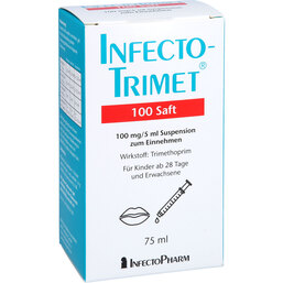 Abbildung: Infectotrimet 100 Saft Suspension zum Einnehmen 75 ml, Suspension zum Einnehmen PZN 07298391