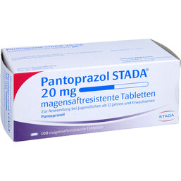 Abbildung: Pantoprazol STADA 20 mg magensaftresistent Tabletten 100 St, Tabletten magensaftresistent PZN 07306015