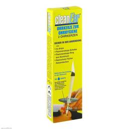 Abbildung: Ohrenkerzen Cleanear 2 St PZN 07306943