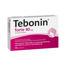 Abbildung: Tebonin forte 40 mg Filmtabletten Filmtabletten, 60 St PZN 07314374