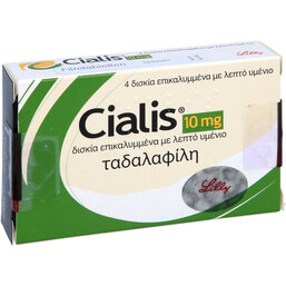 Abbildung: Cialis 10 mg Filmtabletten 4 St, Filmtabletten PZN 07315066