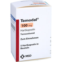 Abbildung: Temodal 100 mg Hartkapseln in Beuteln 5 St, Hartkapseln PZN 07319578