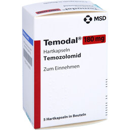 Abbildung: Temodal 180 mg Hartkapseln in Beuteln 5 St, Hartkapseln PZN 07319650