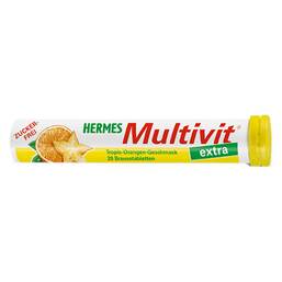 Abbildung: Hermes Multivit extra Brausetabletten Brausetabletten, 20 St PZN 07319880