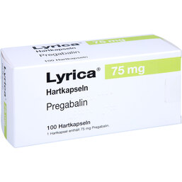 Abbildung: Lyrica 75 mg Hartkapseln 100 St, Hartkapseln PZN 07321411