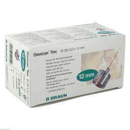 Abbildung: Omnican fine Pen Kanüle 0,33x12mm 100 St, Kanüle PZN 07328488