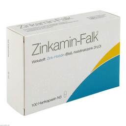 Abbildung: Zinkamin Falk Hartkapseln Hartkapseln, 100 St PZN 07331378