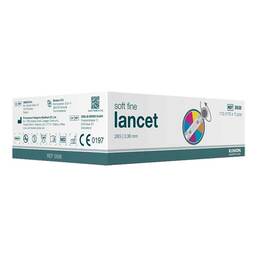 Abbildung: Klinion Soft fine colour Lanzetten 28 G 110 St, Lanzetten PZN 07336482