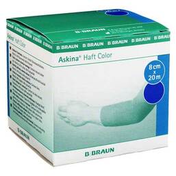 Abbildung: Askina Haftbinde Color 8cmx2 1 St, Binden PZN 07343476