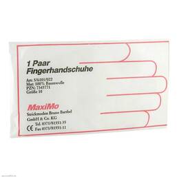 Abbildung: Handschuhe Strick Baumwolle Größe 10 dünn 2 St, Handschuhe PZN 07345771