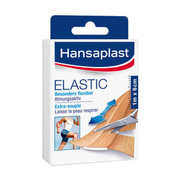 Abbildung: Hansaplast Elastic Pflaster 1mx6cm Pflaster, 1 St PZN 07347178