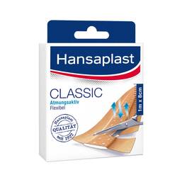 Abbildung: Hansaplast Classic Pflaster 1mx8cm Pflaster, 1 St PZN 07347238