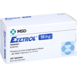 Abbildung: Ezetrol 10 mg Tabletten 100 St, Tabletten PZN 07349823