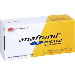 Abbildung: Anafranil 75 retard Tablette 50 St, Retard-Tabletten PZN 07356970