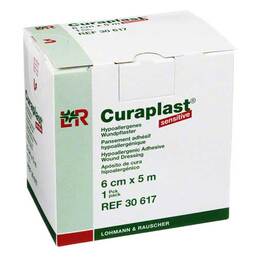 Abbildung: Curaplast Wundschnellverband Sensitiv 5mx6cm 1 St, Pflaster PZN 07366804