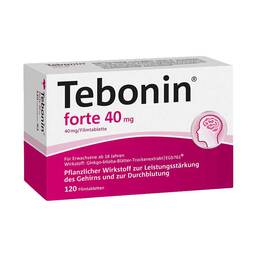 Abbildung: Tebonin forte 40 mg Filmtabletten Filmtabletten, 120 St PZN 07368358