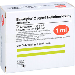 Abbildung: Einsalpha Injektionslösung 10X1 ml, Injektionslösung PZN 07368708