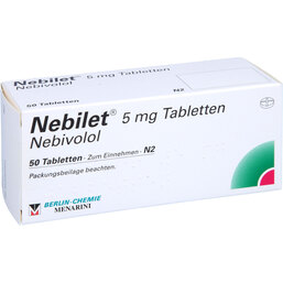 Abbildung: Nebilet Tabletten 50 St, Tabletten PZN 07371076