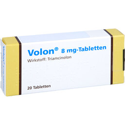Abbildung: Volon 8 mg Tabletten 20 St, Tabletten PZN 07371604