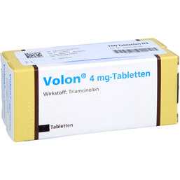 Abbildung: Volon 4 mg Tabletten 100 St, Tabletten PZN 07371633