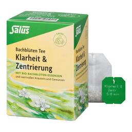 Abbildung: Bachblüten Tee Klarheit & Zentrierung bio Salus 15 St, Filterbeutel PZN 07373135