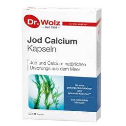 Abbildung: Jod Calcium Kapseln Dr. Wolz Kapseln, 60 St PZN 07373394