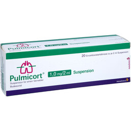 Abbildung: Pulmicort 1 mg / 2 ml Suspension für einen Vernebler 20X2 ml, Suspension für einen Vernebler PZN 07377883
