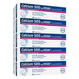 Abbildung: Calcium 500 Hexal Brausetabletten Brausetabletten, 100 St PZN 07383926