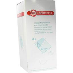 Abbildung: Nobatop 8 Kompressen 5x5cm s 25X5 St, Kompressen PZN 07385612