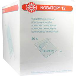 Abbildung: Nobatop 12 Kompressen 10x20c 50X2 St, Kompressen PZN 07385687