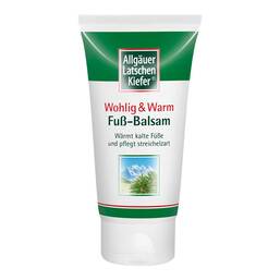 Abbildung: Allgäuer Latschenkiefer Fuß Balsam wohlig & warm 75 ml, Balsam PZN 07387114