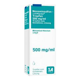Abbildung: Novaminsulfon 1A Pharma Tropfen 20 ml, Tropfen PZN 07387887
