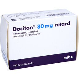Abbildung: Dociton 80 mg retard Kapseln 100 St, Retard-Kapseln PZN 07392641