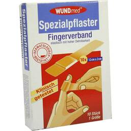 Abbildung: Fingerverband Spezialpflaster 2x12 cm 10 St, Pflaster PZN 07393066
