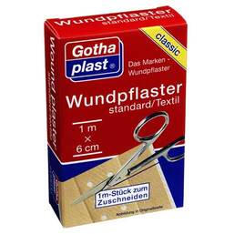 Abbildung: Gothaplast Wundpflaster standard 6 cm x 1 m Pflaster, 1 St PZN 07393089