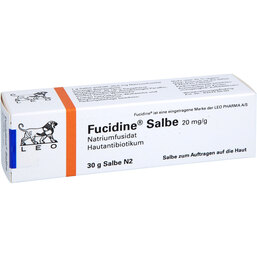 Abbildung: Fucidine Salbe 2% 30 g, Salbe PZN 07393178