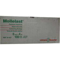 Abbildung: Mollelast 6cmx4m lose weiß 100 St, Binden PZN 07402411