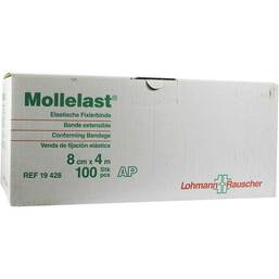 Abbildung: Mollelast 8cmx4m lose weiß Binden, 100 St PZN 07402428