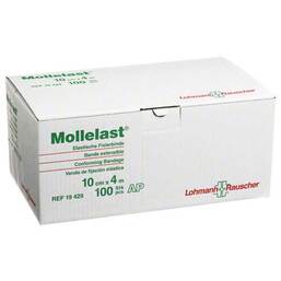 Abbildung: Mollelast 10cmx4m lose weiß 100 St, Binden PZN 07402434