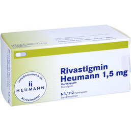 Abbildung: Rivastigmin Heumann 1,5 mg Hartkapseln 112 St, Hartkapseln PZN 07405935