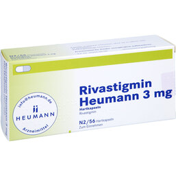 Abbildung: Rivastigmin Heumann 3 mg Hartkapseln 56 St, Hartkapseln PZN 07405958
